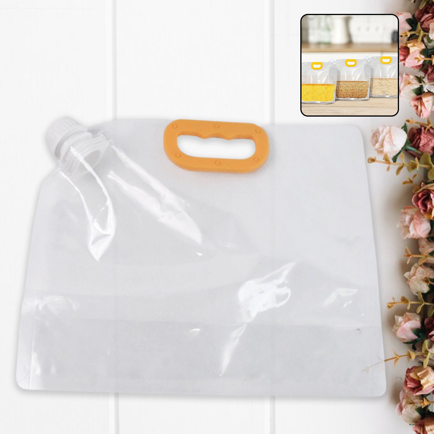 Airtight Refrigerator Storage Bags Food Storage Bag (25x21 Cm / 1 Pc) Airtight Refrigerator Storage Bags Food Storage Bag (25x21 Cm / 1 Pc)